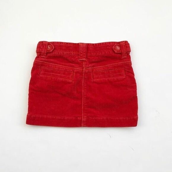 77 Kids orange Corduroy mini skirt EUC 4T - Picture 2 of 2